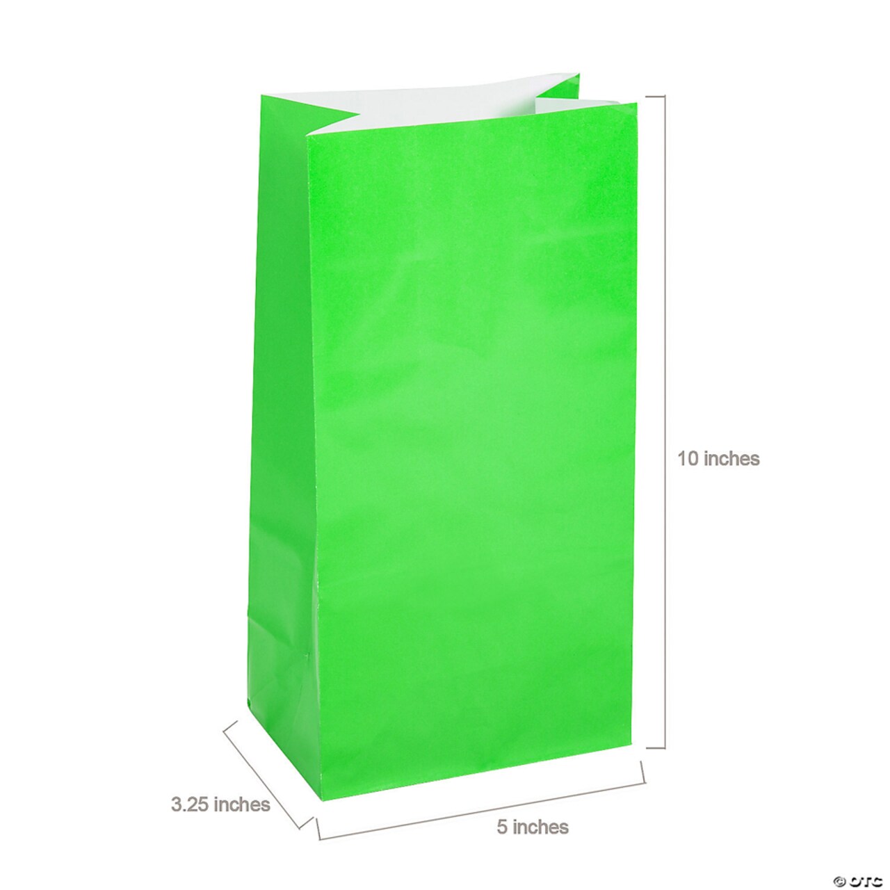 Paper Bags, 10" x 5" x 3", Assorted Colors, (Pack of 12) – Classroom Crafts, Party Favor & Gift Bags